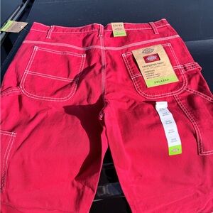 Dickies Bold Red Workwear Pants
